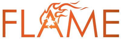 FLAME Text Logo
